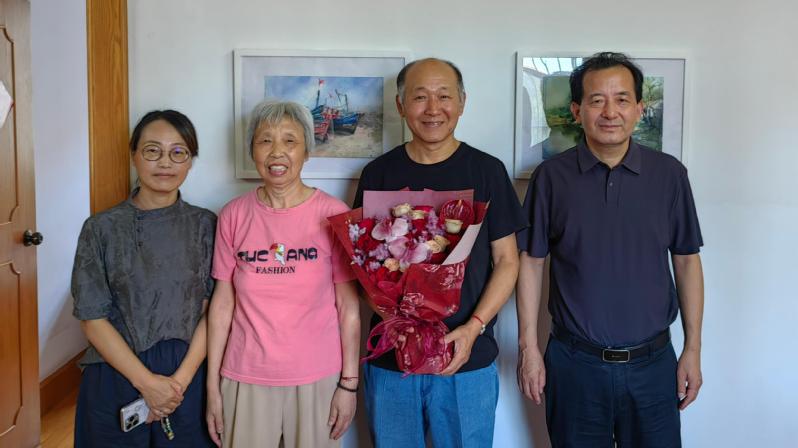 王卫东副书记带队慰问顾森毅